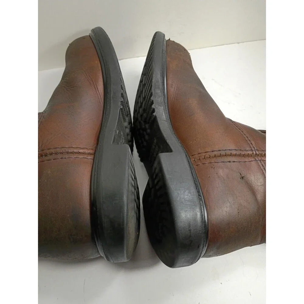 Red Wing Men's Pecos 2231  Size 8.5 Brown PullOn Steel Toe  Work Boots